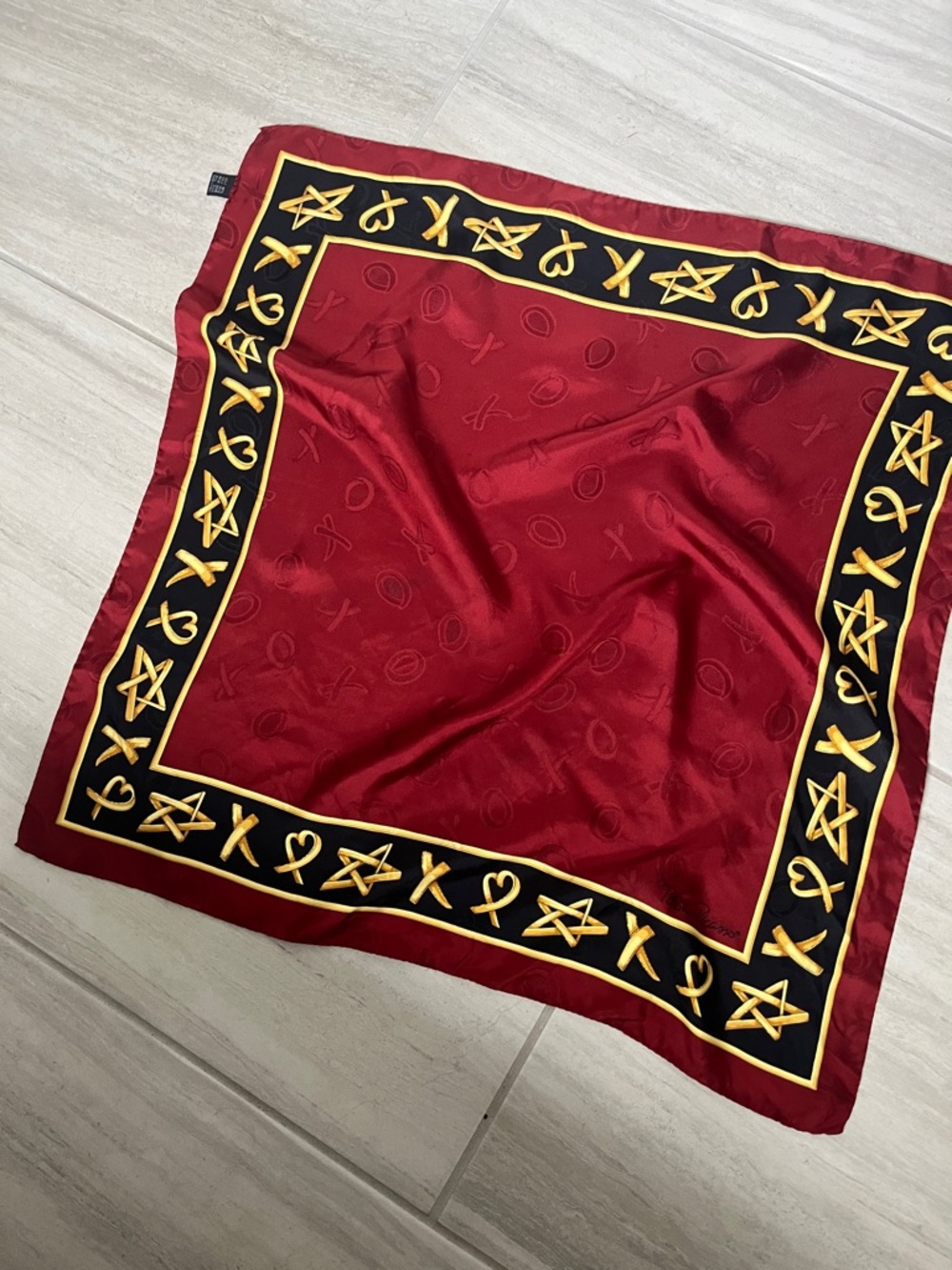Paloma Picasso silk scarf